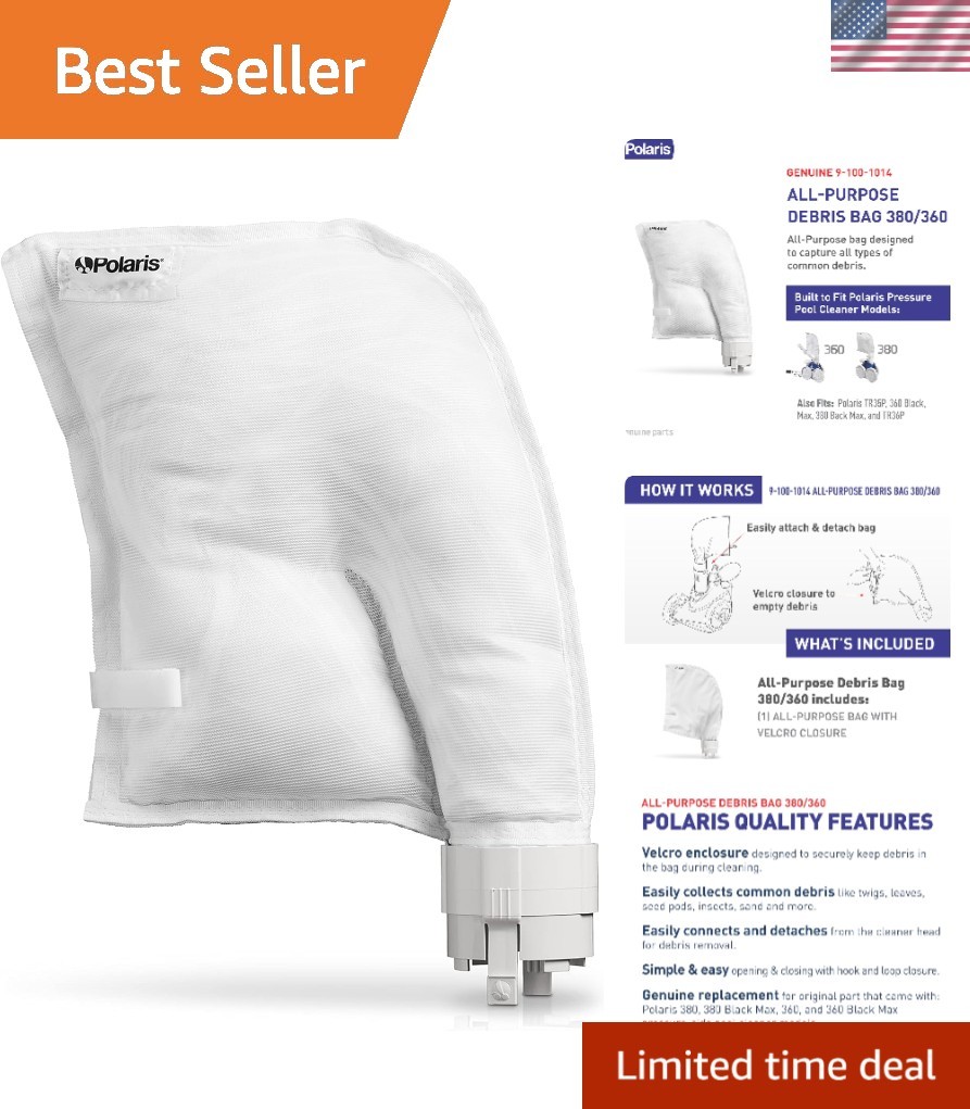 All Purpose Replacement Bag for 380/360 Pool Cleaners – 90-Day Included