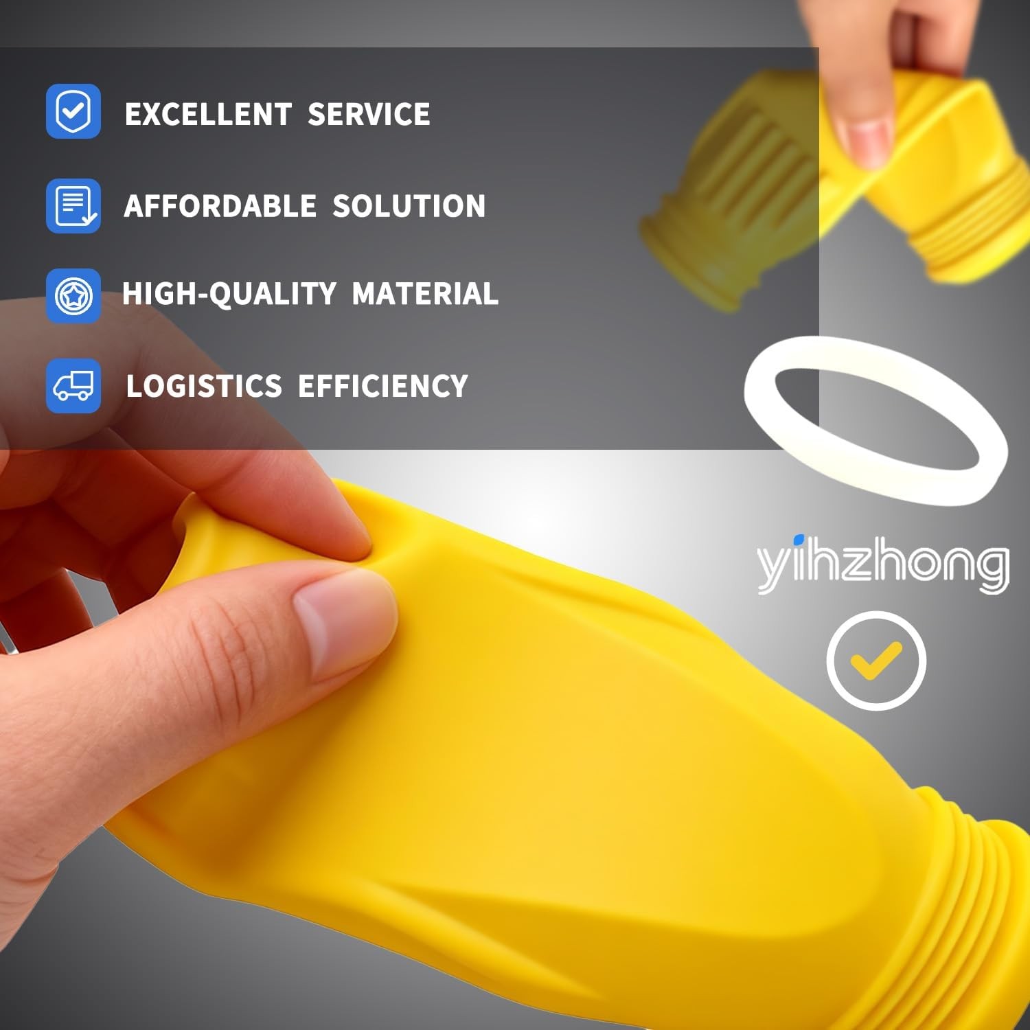 W69698 Pool Cleaner Replacement 2 Pack Yellow Replacement Compatible with Zod…