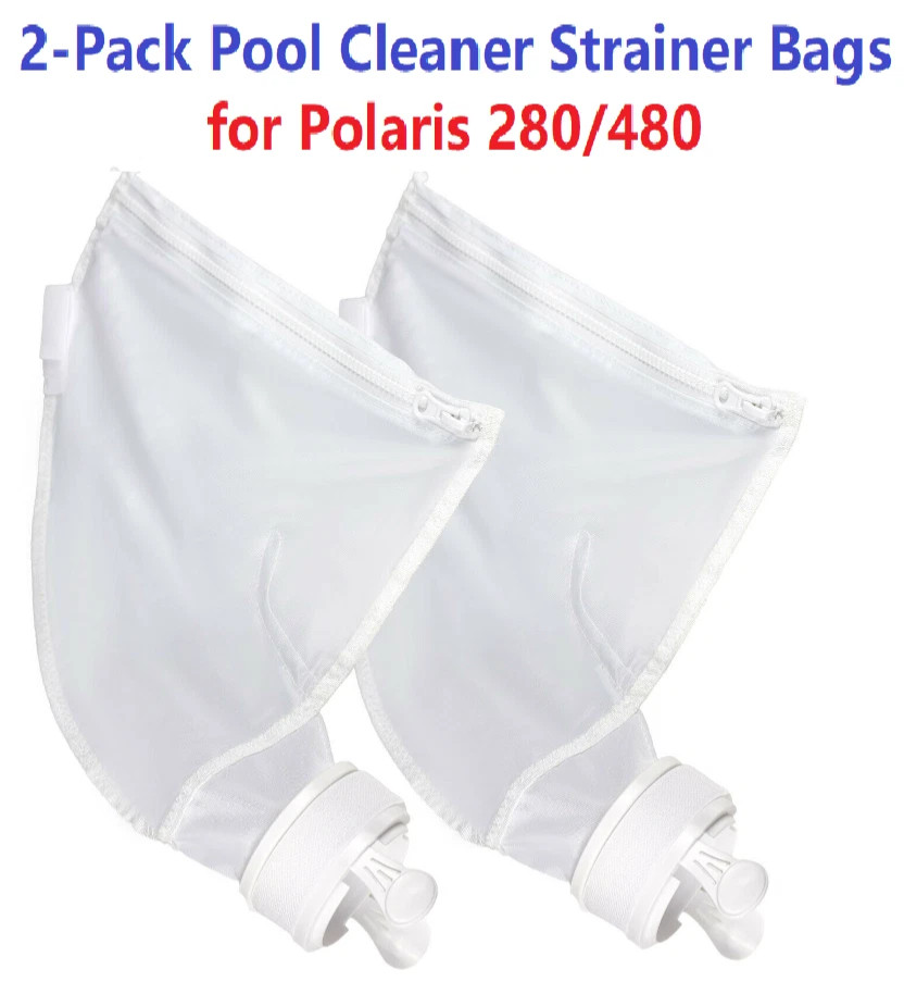 Sfgoyee Polaris 280,480Pool Cleaner Bag Parts Pool Cleaner Bag Strainer Bag 2-Pa