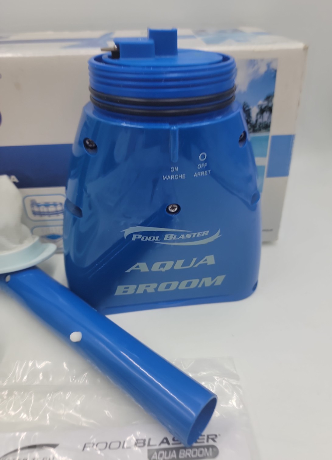 Pool Blaster Aqua Broom Turbo Cordless Rechargeable Spa Pool Vacuum Cleaner