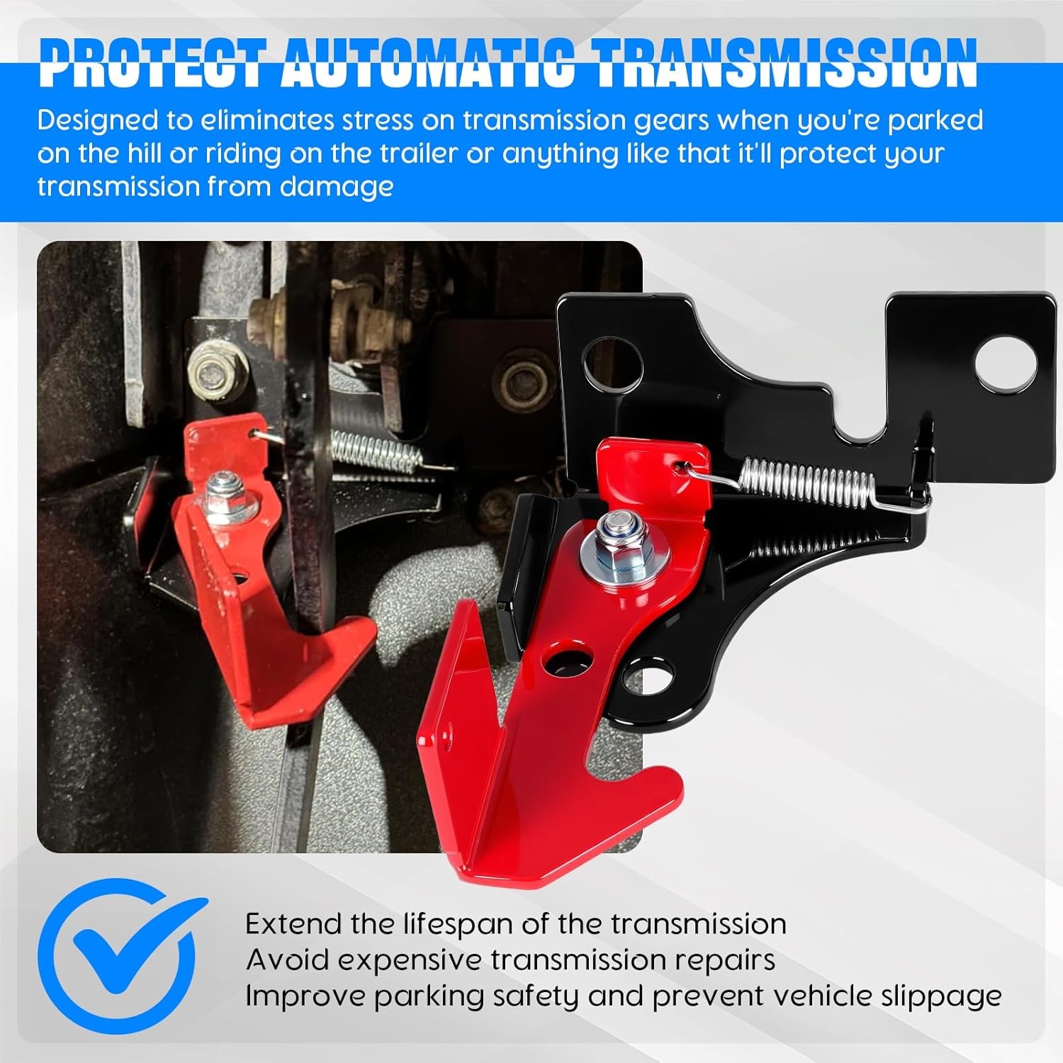 Spring Parking Brake RZR Parking Brake Kit Adjustment Brake Pedal Lock