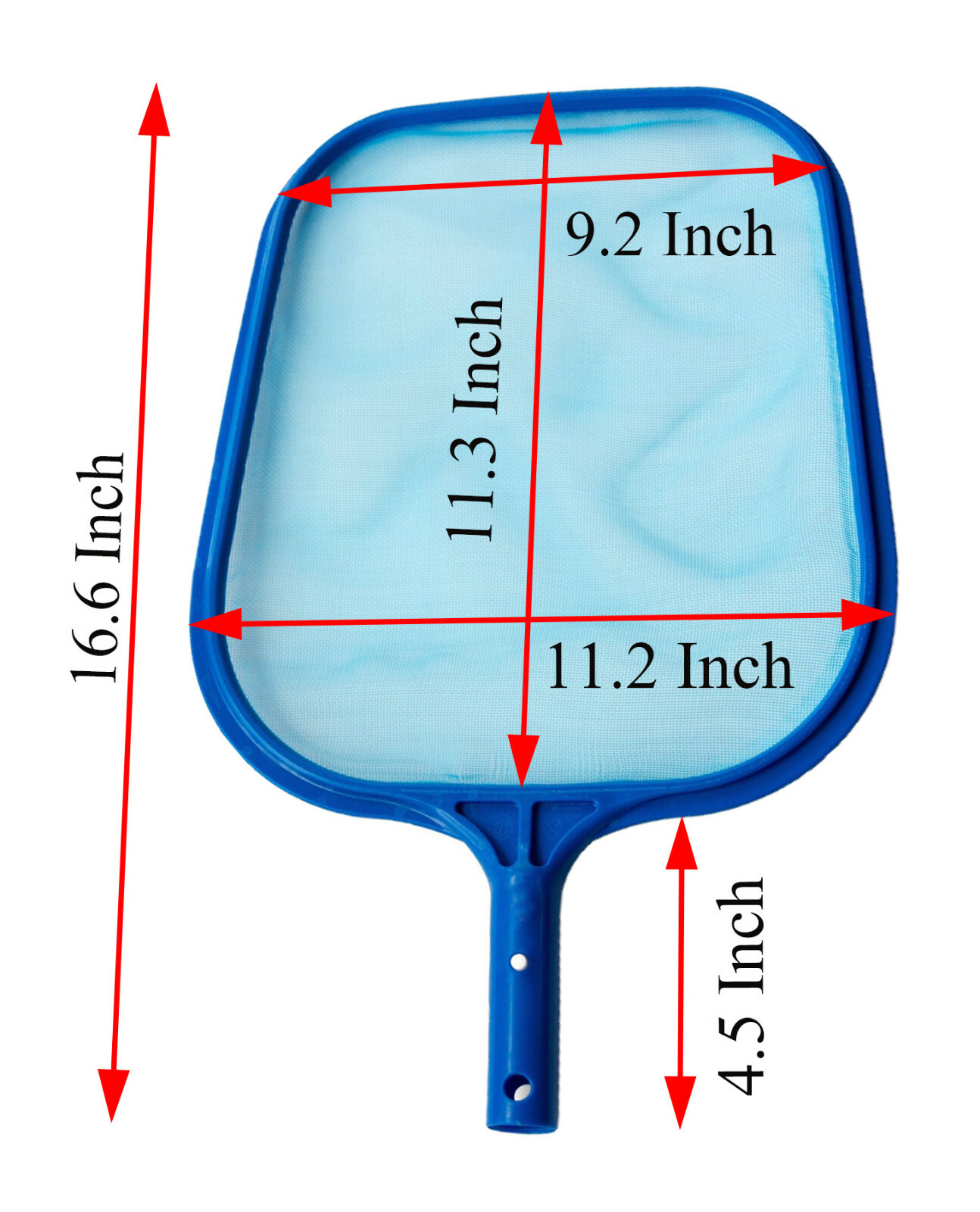 Pool Spa Hot Tub Pond Fountain Leaf Skimmer Rake Net for Removing Leaf, Debris,
