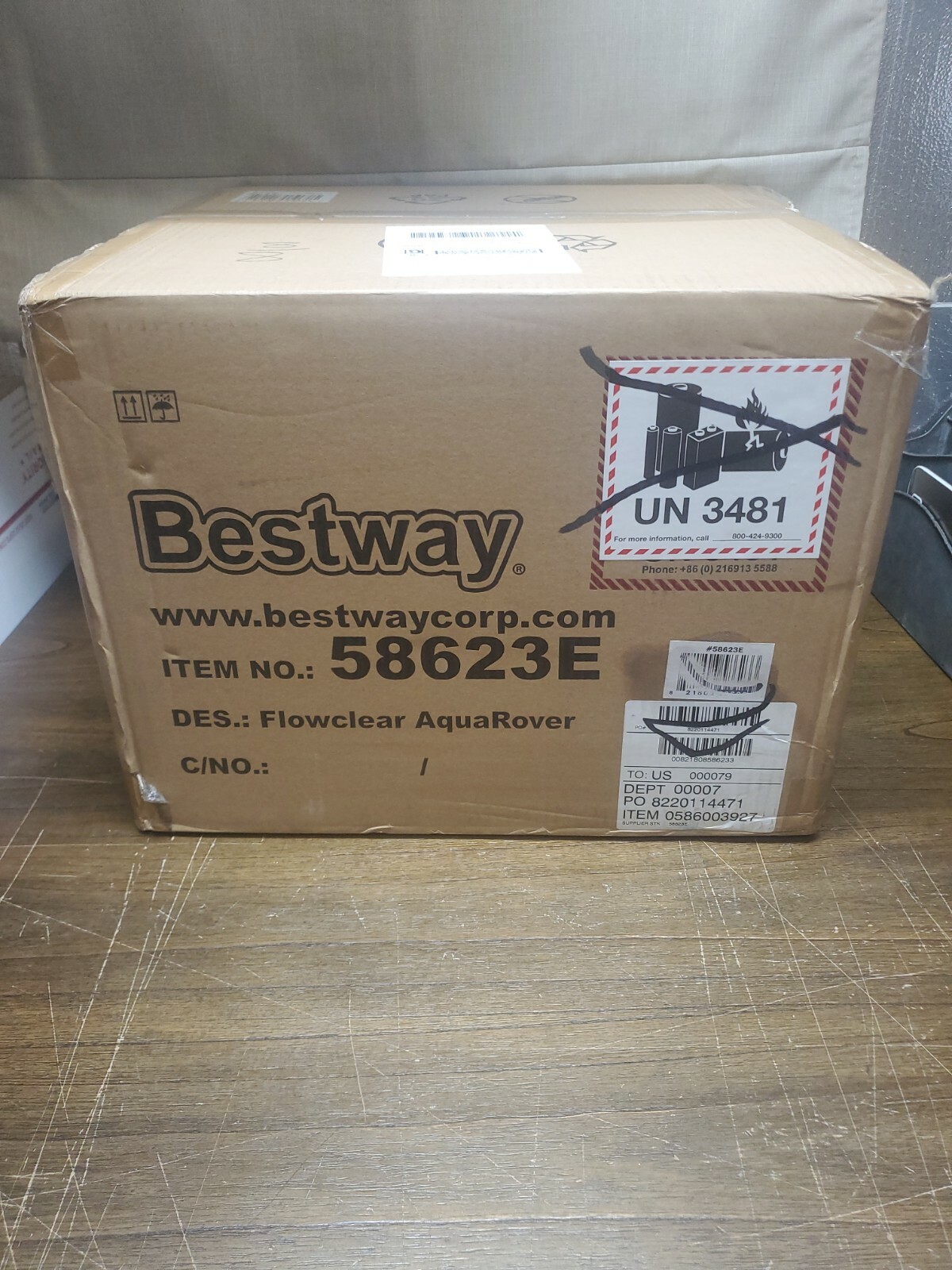 Bestway 58623E Flowclear AquaRover Autonomous Cordless Pool Cleaning Robot Vac