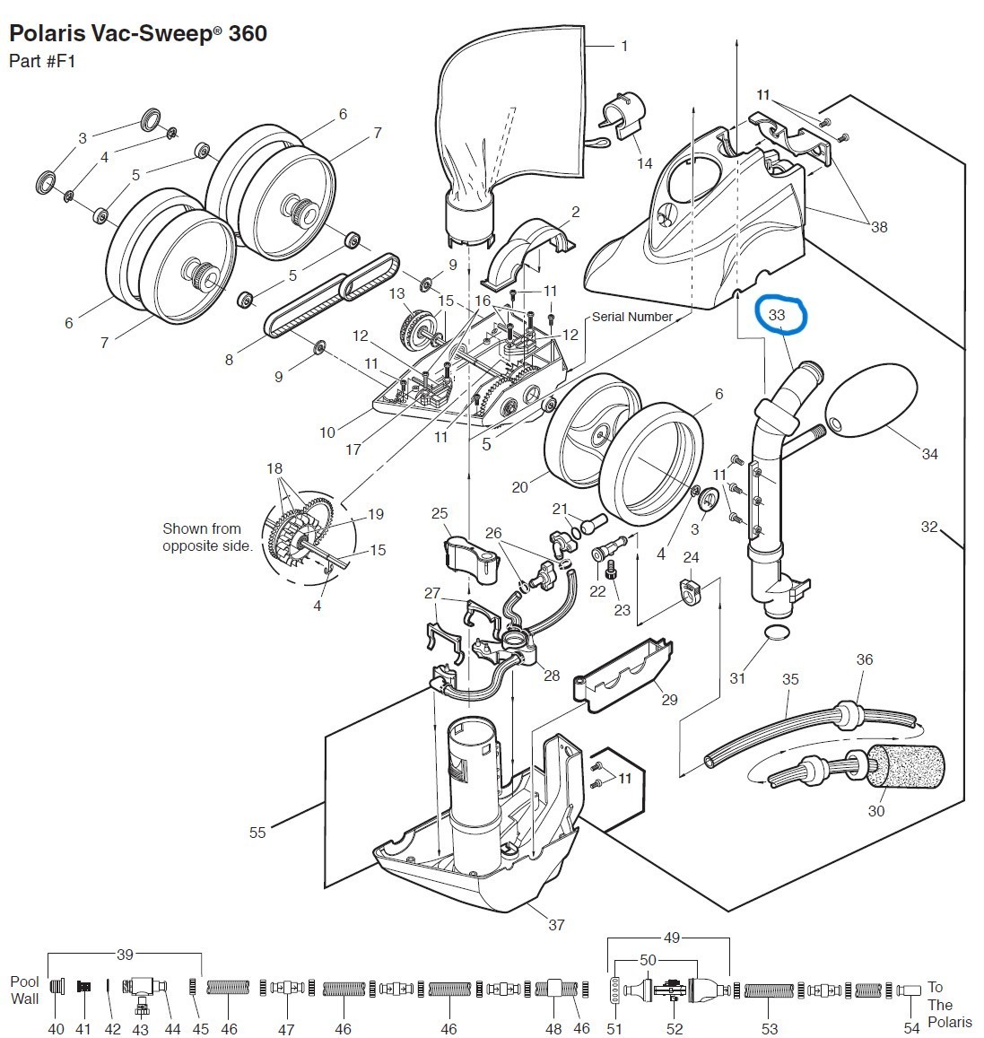 Polaris 360 Feed Pipe Timer Blank Assy With Oring Parts 9-100-1002