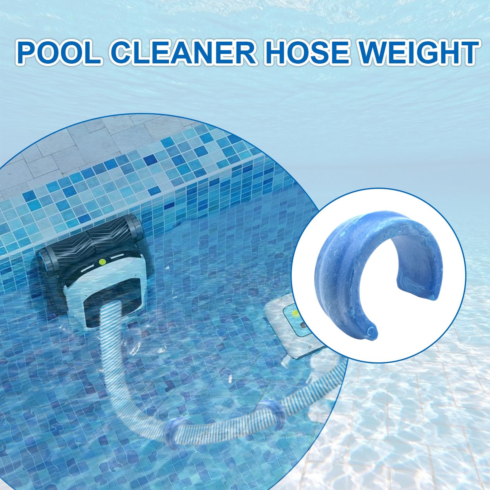 10 Pack Universal Pool Hose Weights for The Pool Cleaner with Zodiac Baracuda…