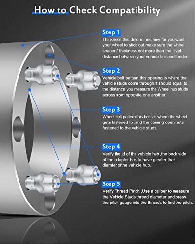 4 Lug Wheel Spacers 2 inch 4x156mm to 4x156mm 131mm 2pcs 4×156 wheel spacers