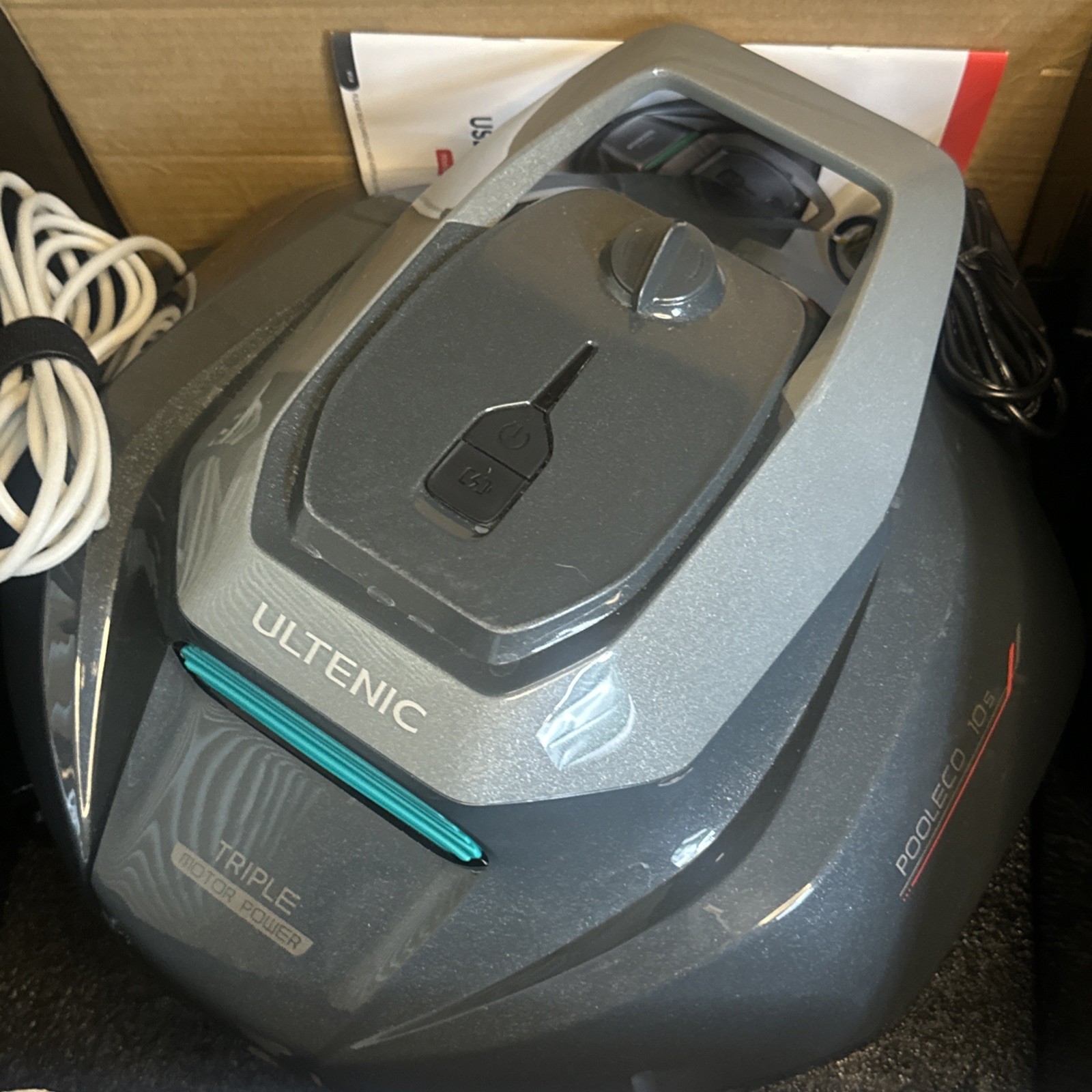 Ultenic Robotic Pool Cleaner Pooleco 10 Cordless 3-Motor Automatic Vacuum 850 ft