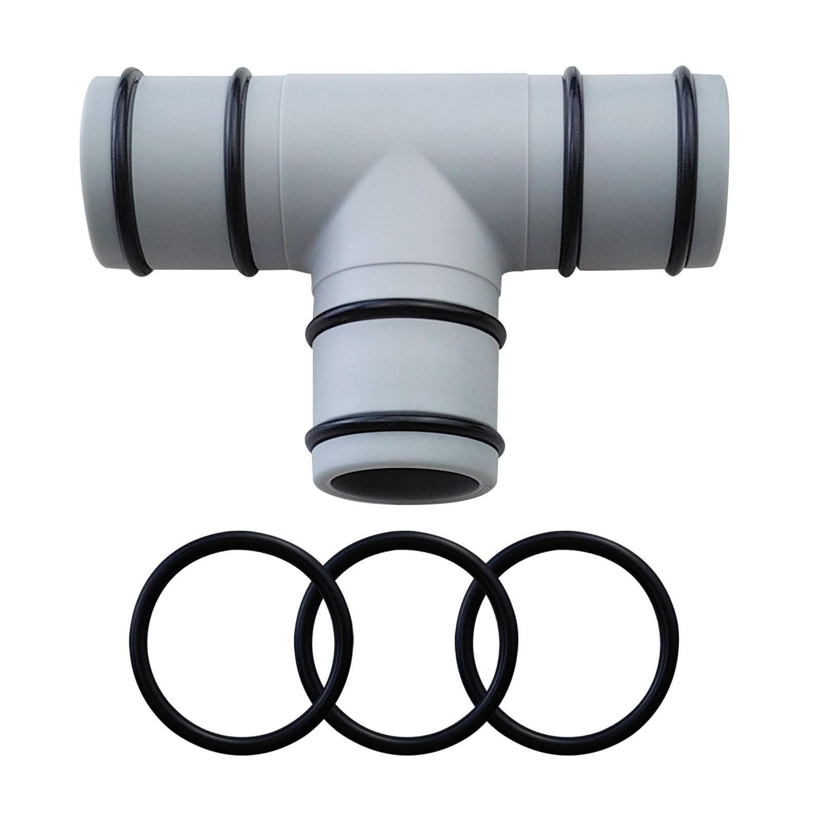 Pool Hose Connector, 1.25 Inch T Joint Filter Pump inches, Gray
