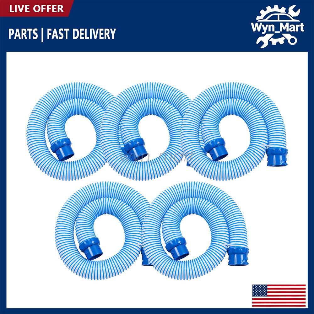 5Pcs 39&Prime; Pool Cleaner Twist Lock Hose For Zodiac Baracuda MX6 MX8 X7 T5