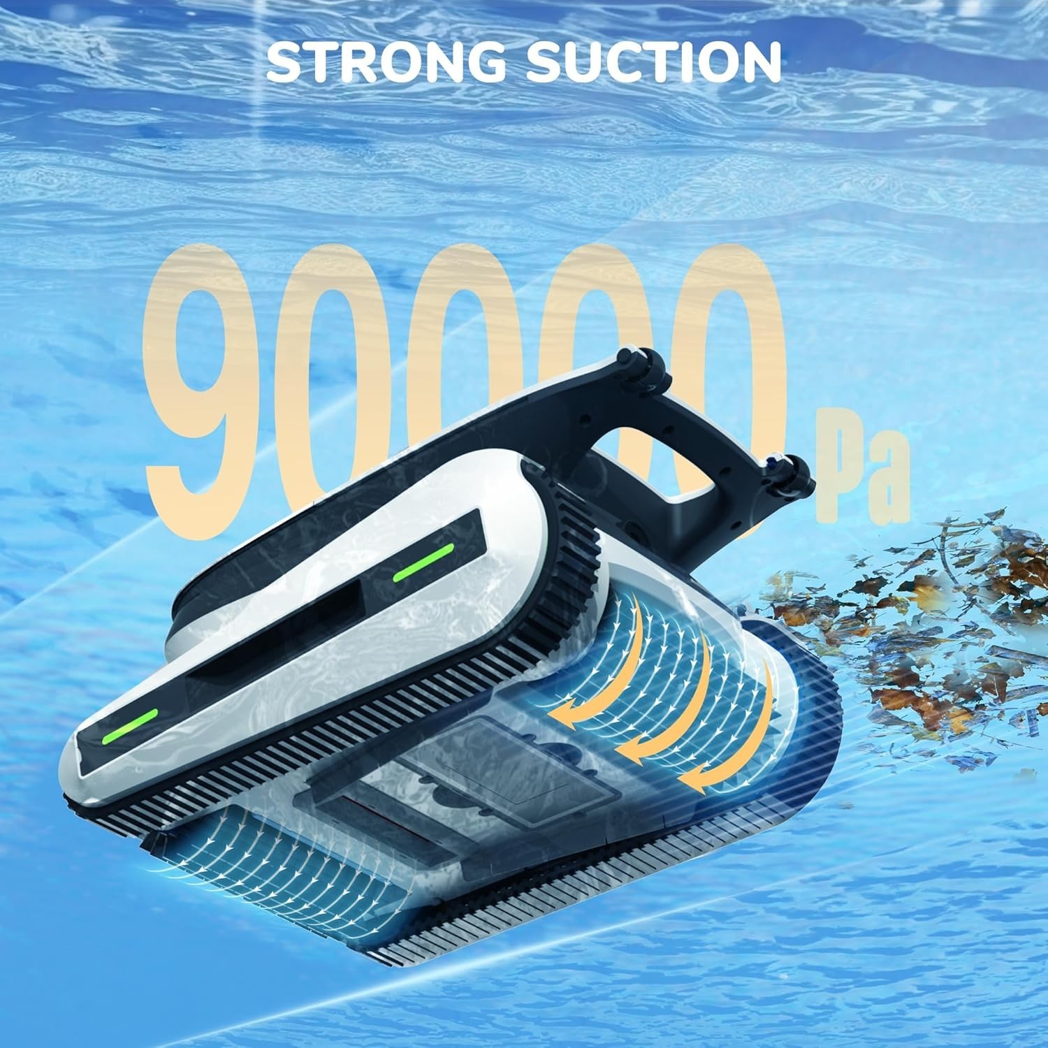Seauto shark Cordless Robotic Pool Vacuum Wall-Climbing Automatic New Sealed