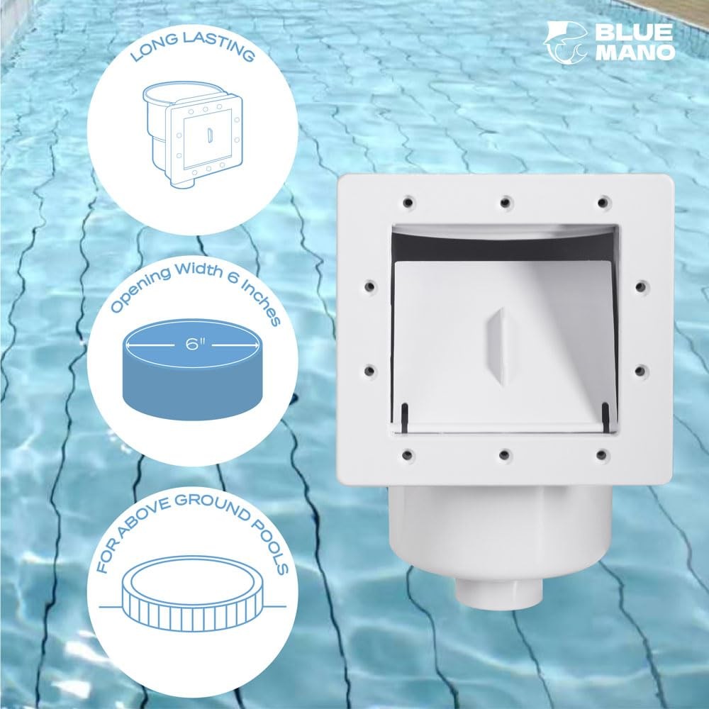 Standard Above Ground Pool Skimmer Complete Kit, for SP1091LX, 45-400, 32190,