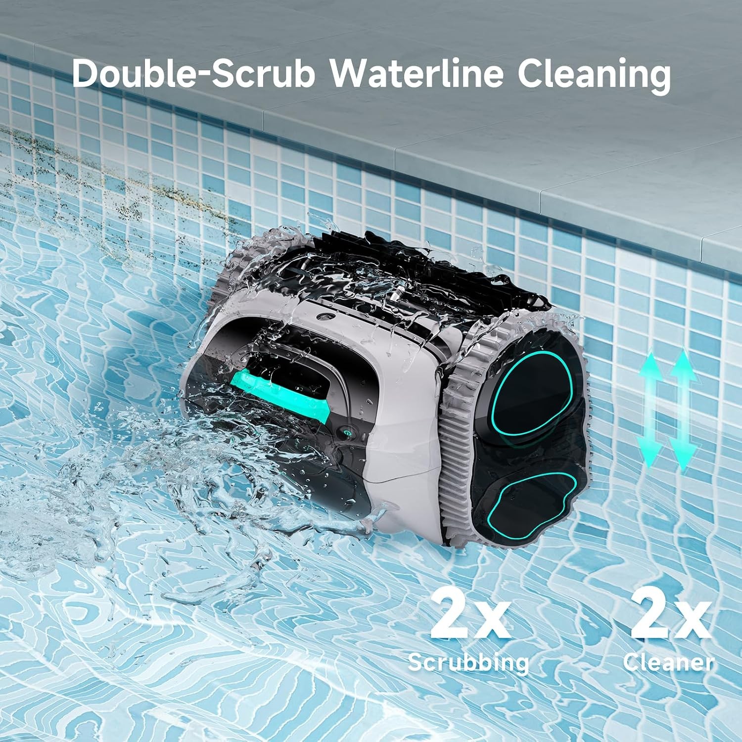 WYBOT C1 Pool Robot Vacuum for Inground Pools 4-in-1 Cordless Robotic Pool Clean