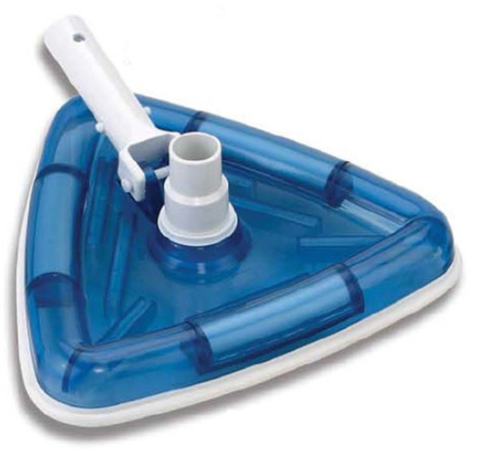 Deluxe Weighted Clear Tri-Vac Pool Vacuum Head