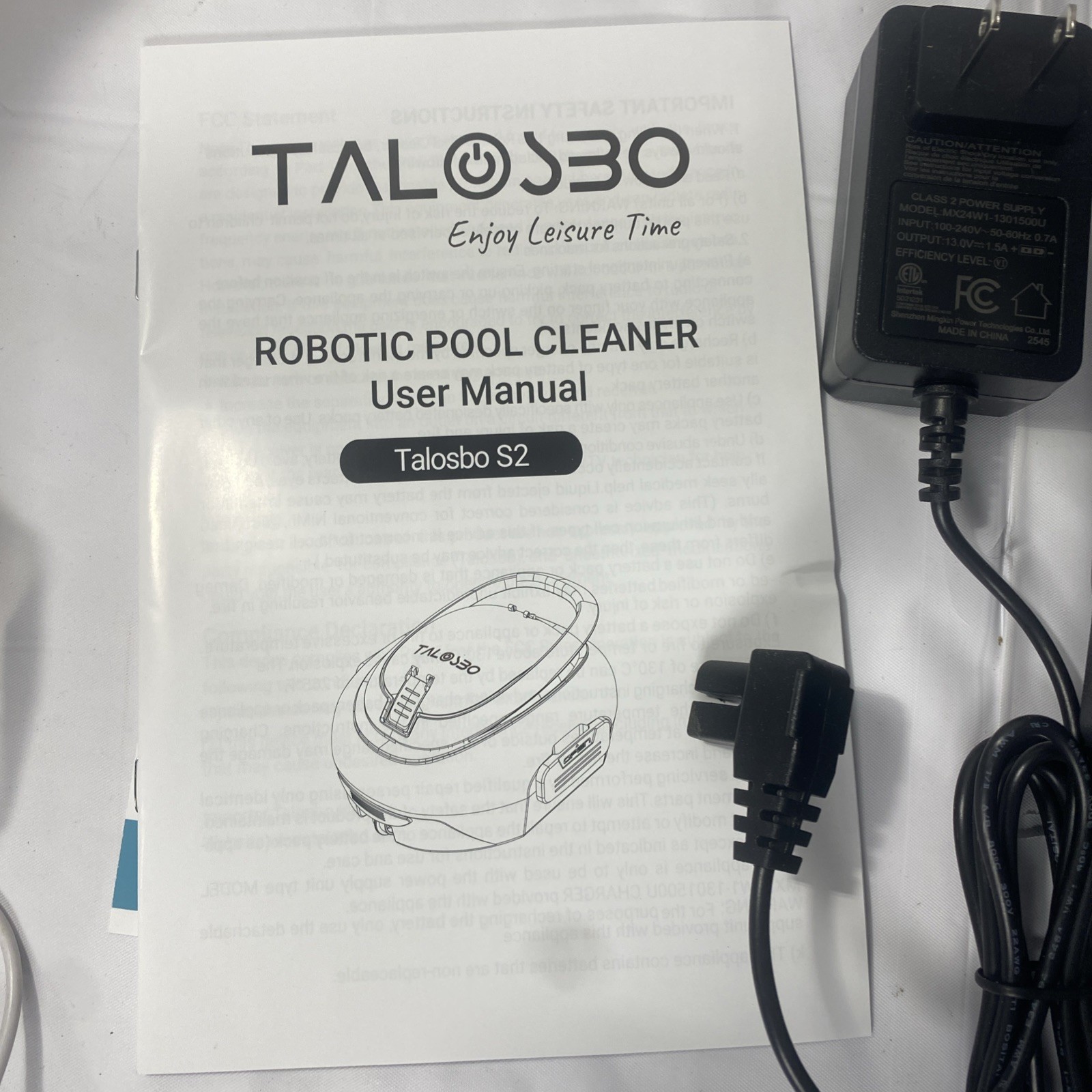 S2 Robotic Pool Cleaner – Dual-Layer Filtration, 90-Min Runtime, Powerful Cordle