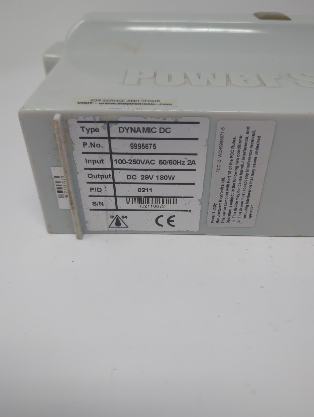 Maytronics Dolphin Power Supply 99955675 FOR PARTS NOT WORKING No Power