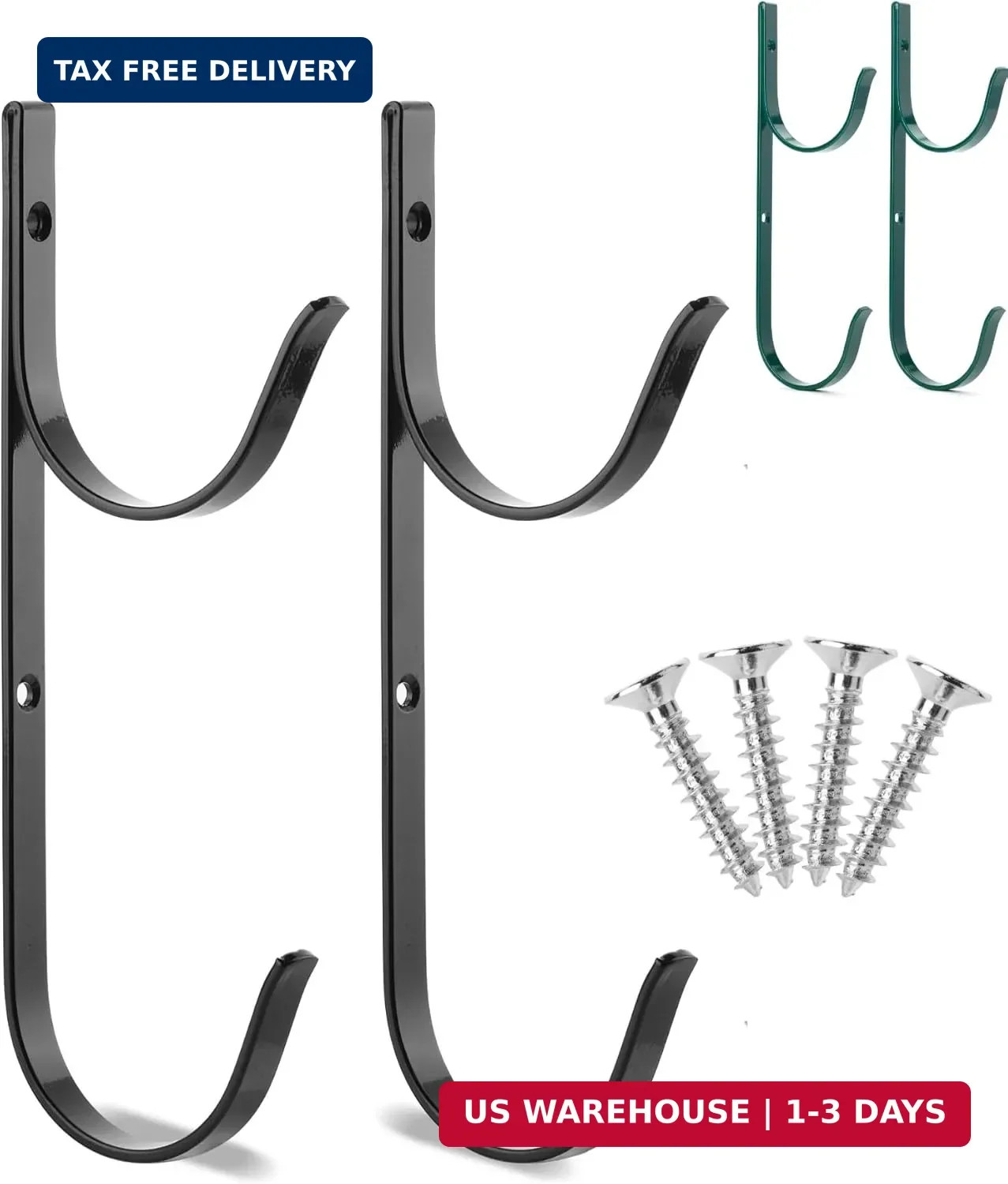 UNCO- Pool Pole Hanger, 2 Pack, Pool Equipment Hooks | for Poles and Hose Access