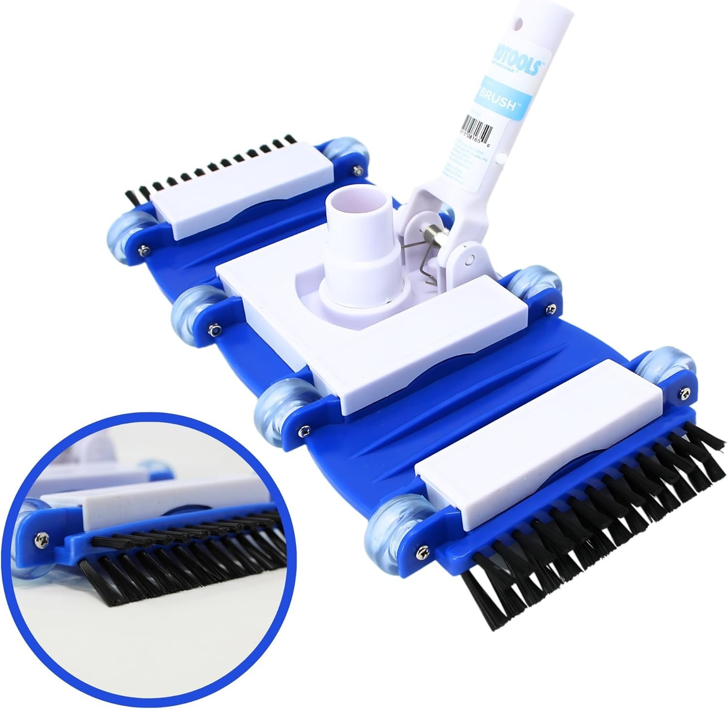 15&Prime; Hydrotools Manual Pool Vacuum Head with Swivel & Wheels for Easy Movement