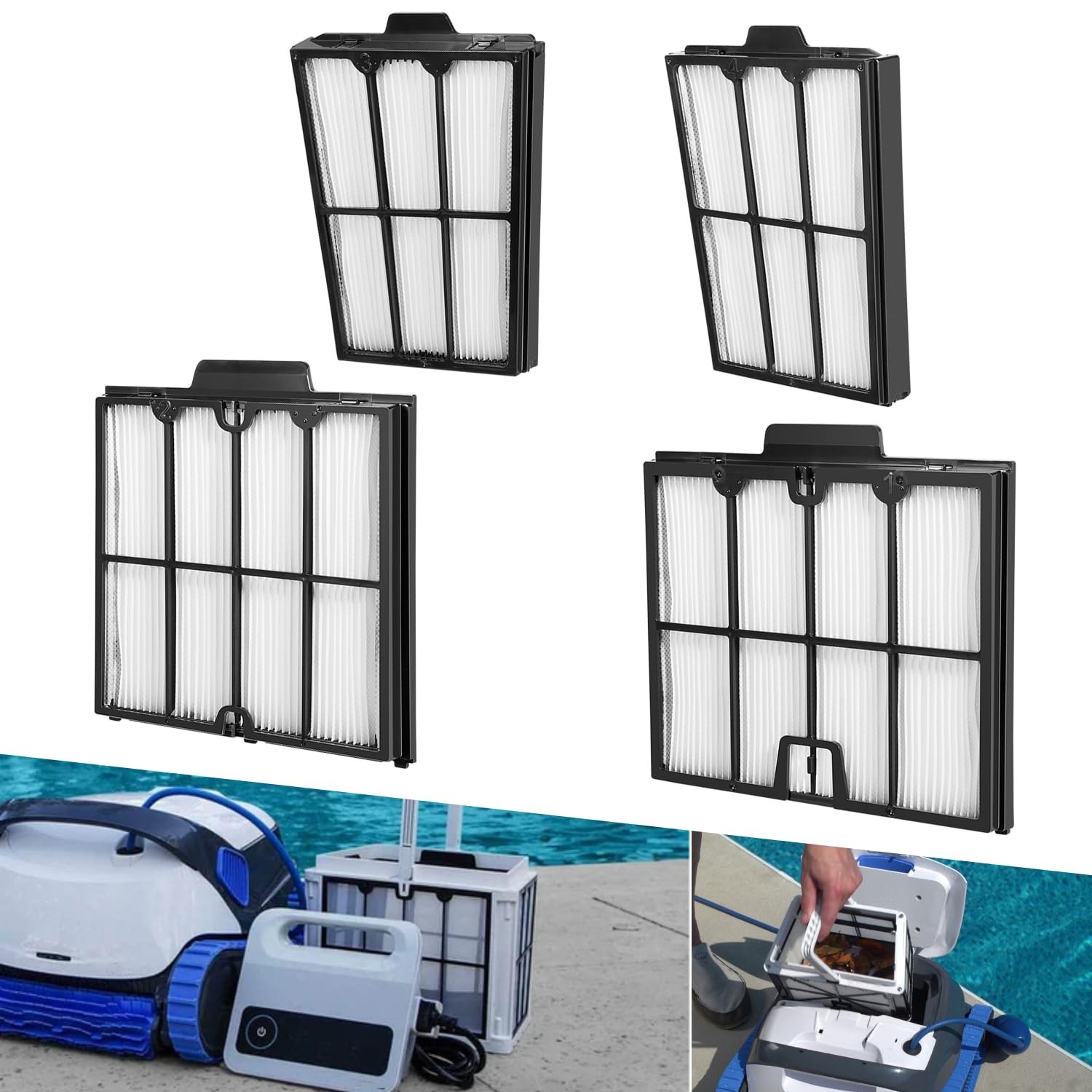 9991467-R4 Ultra Fine Filter Panels Part Kit Fit For Maytronics Dolphin Activ…