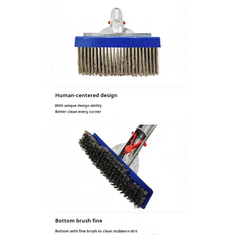 5Inch Stainless Steel Pool Cleaning Brush For Comfortable Use Easy to Use