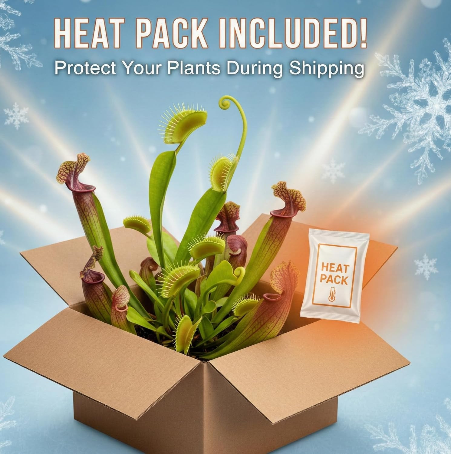 Venus Fly Trap, Grow Your Own Venus Flytrap in a 100% Self Sustaining Glass Terr