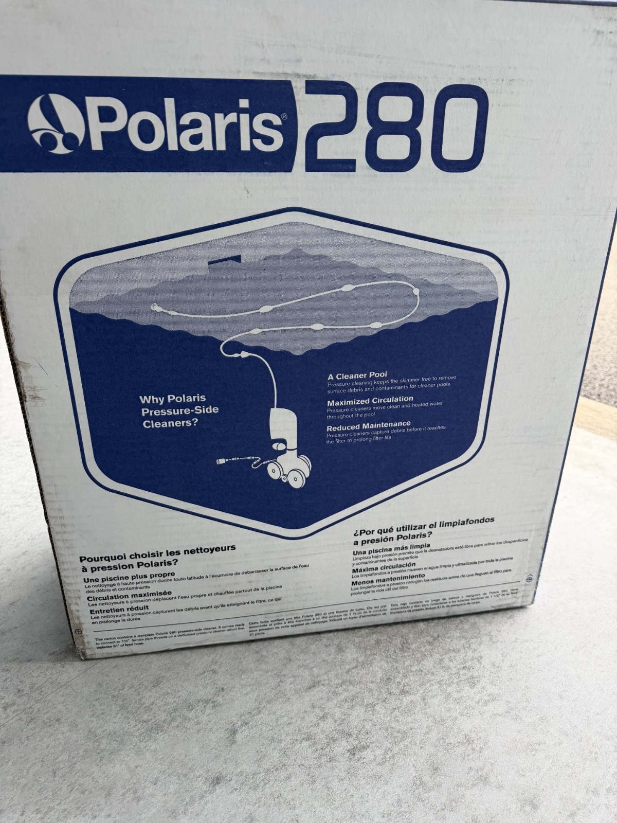 Polaris – 280 Pressure Side Automatic Pool Cleaner