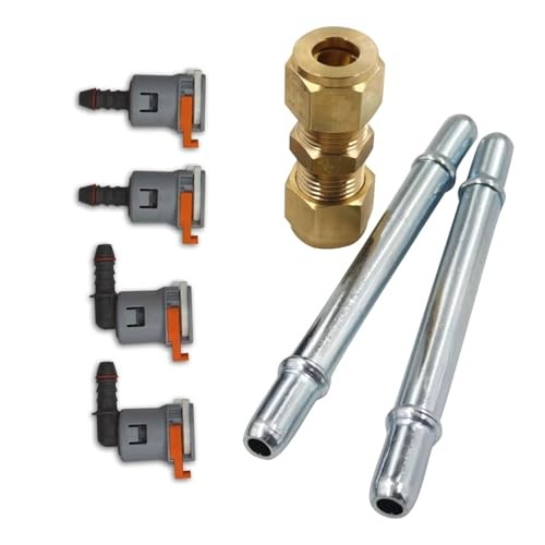 FLK-56 Automotive replacement fuel lines Repair Kit 5/16&Prime; (8mm), Nylon Fuel