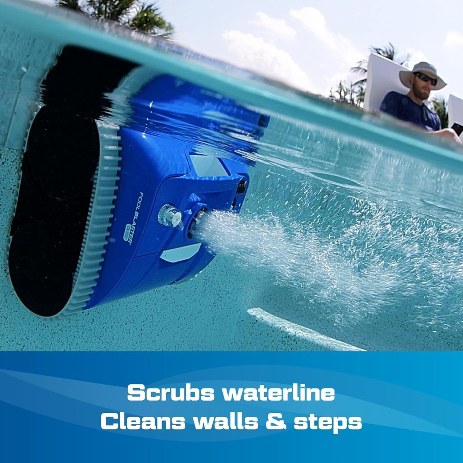 CX-300 Cordless Robotic Pool Cleaner for Inground & Above Ground Pools