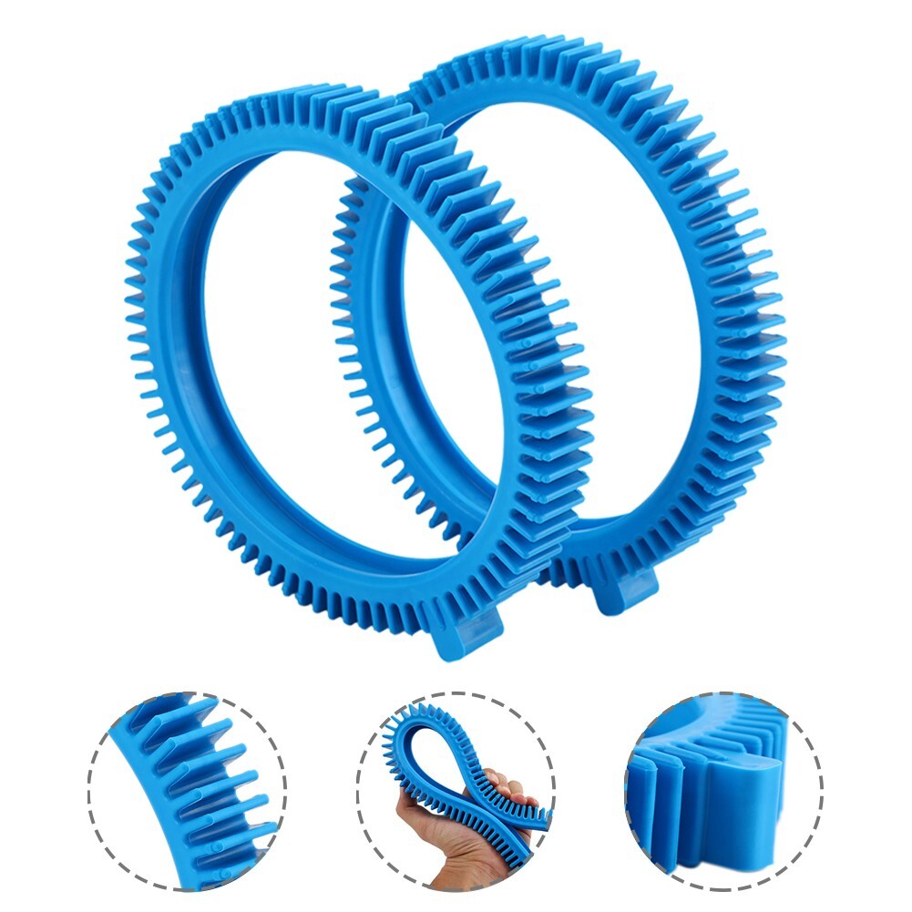 Front & Rear Tire Kit With Super Hump For Hayward Wheel Suction PoolCleaner