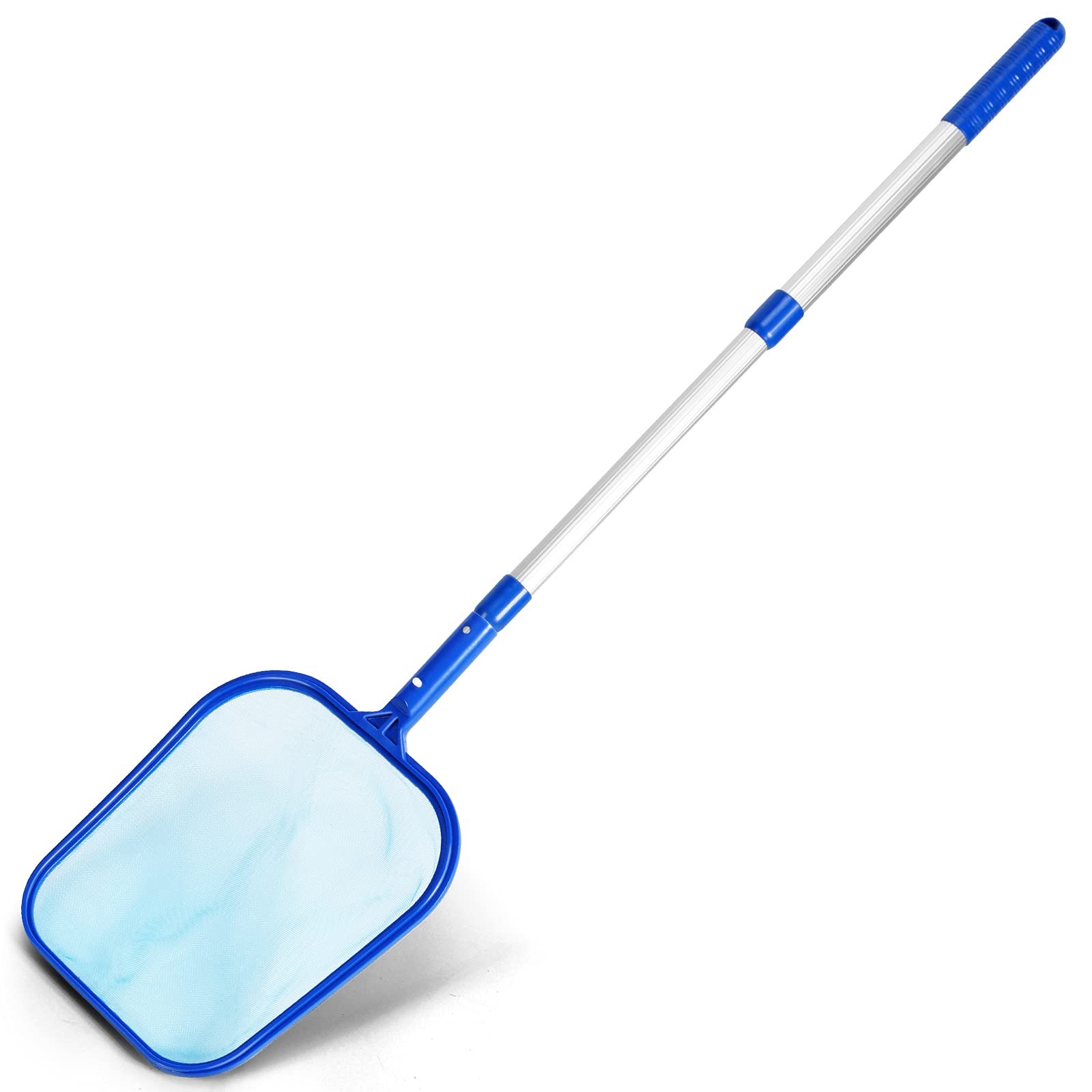 Evob Pool Skimmer Net with Adjustable 1740&Prime; Telescopic Pole Fine Mesh Net L…