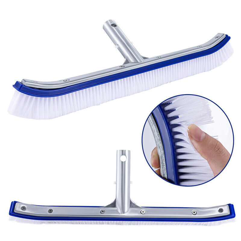 Premium 18 Inches Aluminum Swimming Pool Brush Head Nylon Bristles FREE SHIPPING