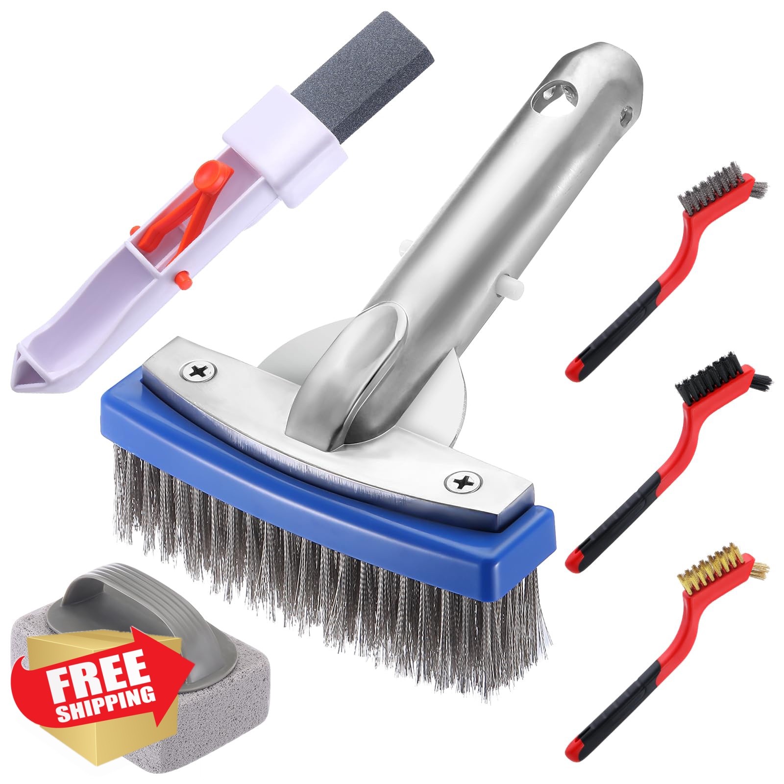 Sliner 6 pc pool cleaning kit