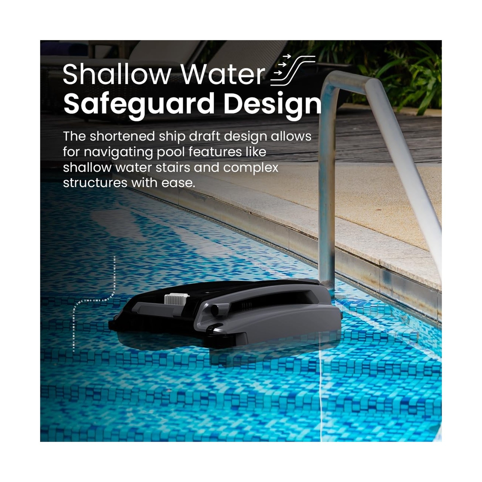 Betta SE Plus – Solar Powered Robotic Pool Skimmer with Dual Charging Options…