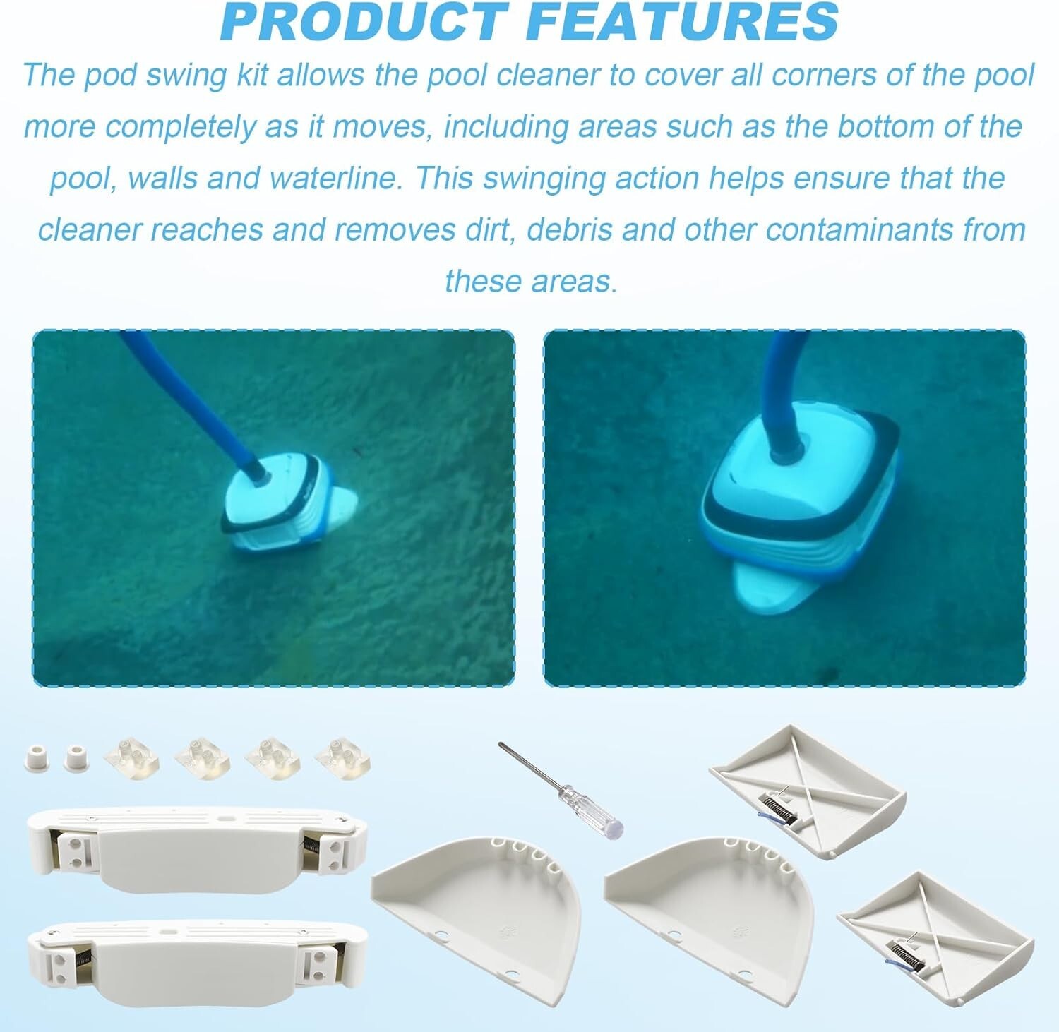 AXV417WHP Pool Cleaner Kit Compatible with Hayward Navigator Pool Vac Ultra Pool