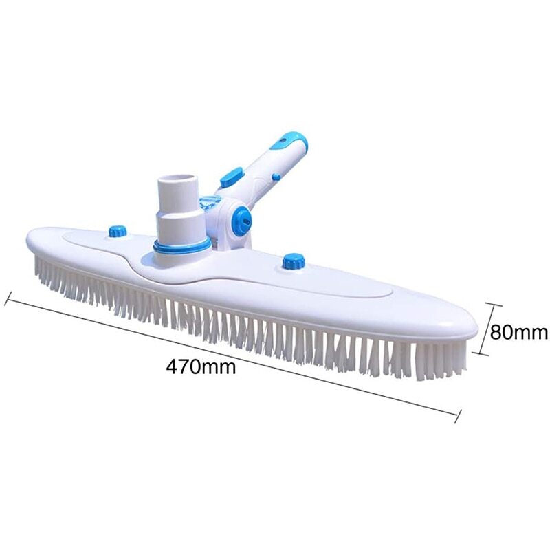 Swimming Pool Clean Brush Pool Wall Floor Suction Vacuum Head Cleaning Brushes