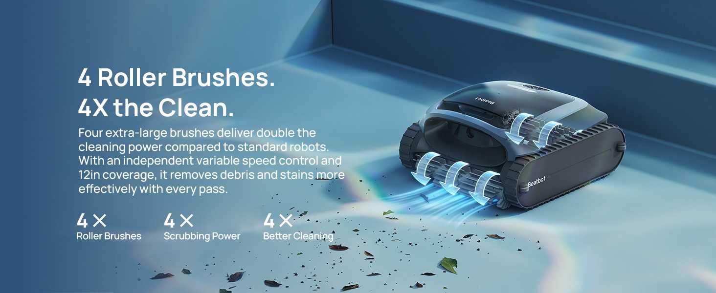 Beatbot AquaSense 2 Cordless Robotic Pool Vacuum Cleaner ( Used )