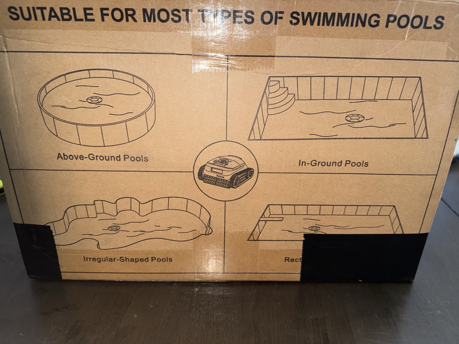 CoasTeering Ultra Nebula Cordless Robotic Pool Cleaner 5580 GPH 180-Min Runtime