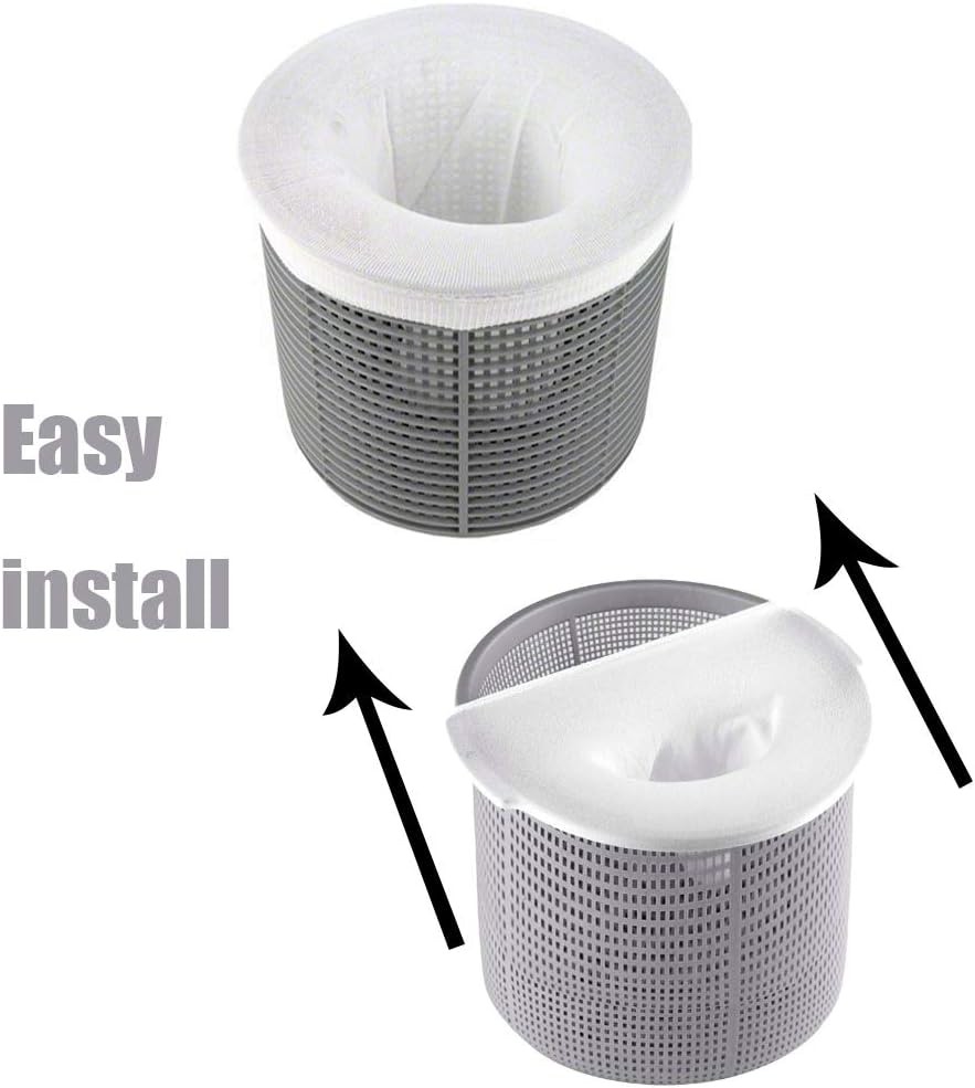100 Pack Pool Skimmer Socks,Pool Filter Socks Reusable Pool and Spas Filters …