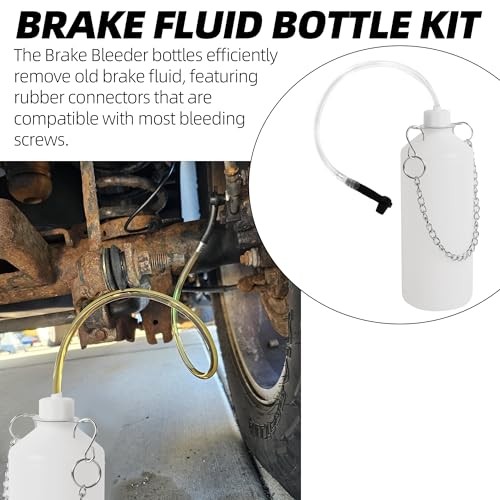 0.8L Brake Bleeder Vacuum Pump Kit, Fluid Extractor, Master Cylinder Bleeder
