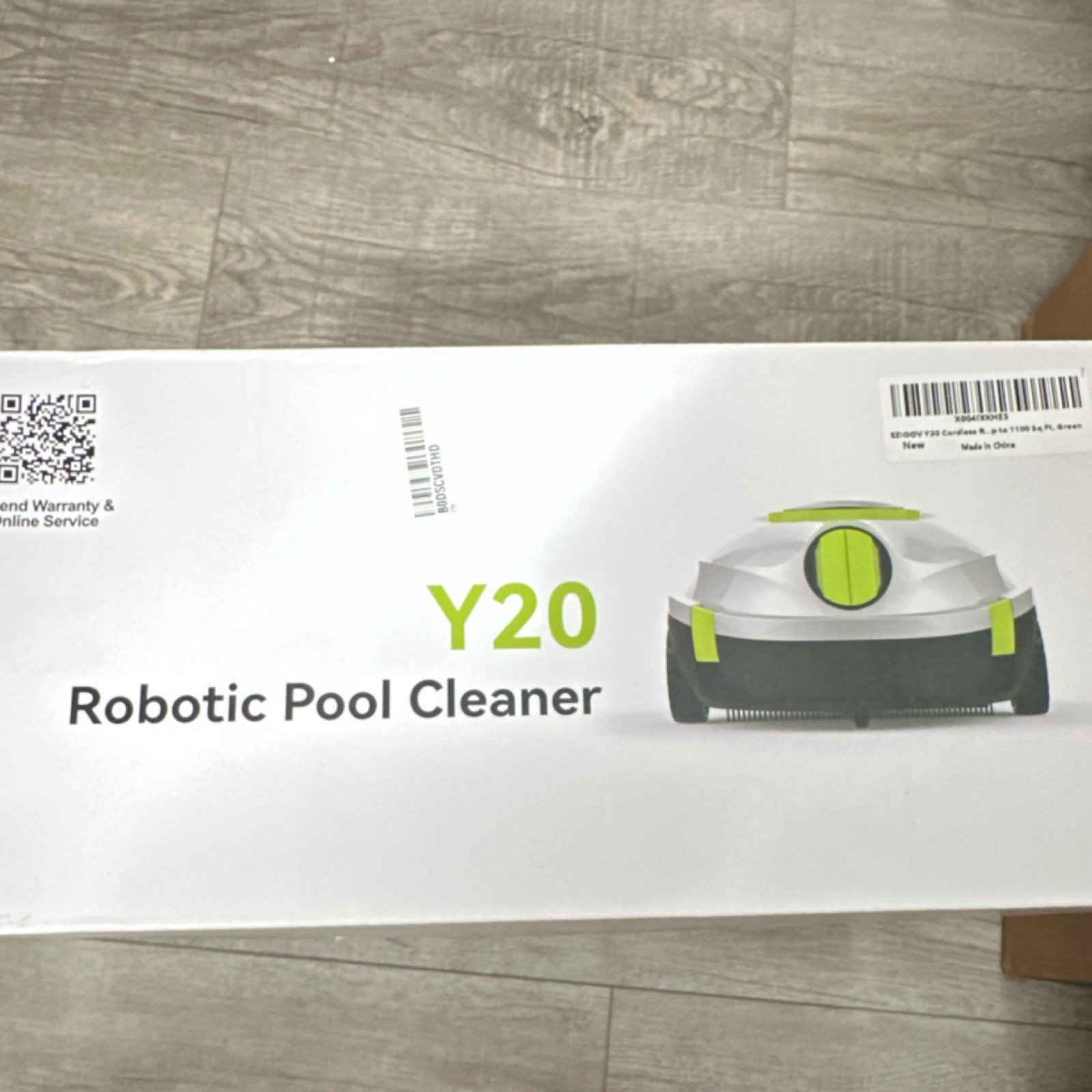 Y20 Cordless Robotic Pool Cleaner 50W 30V Efficient Cleaning Large Capacity