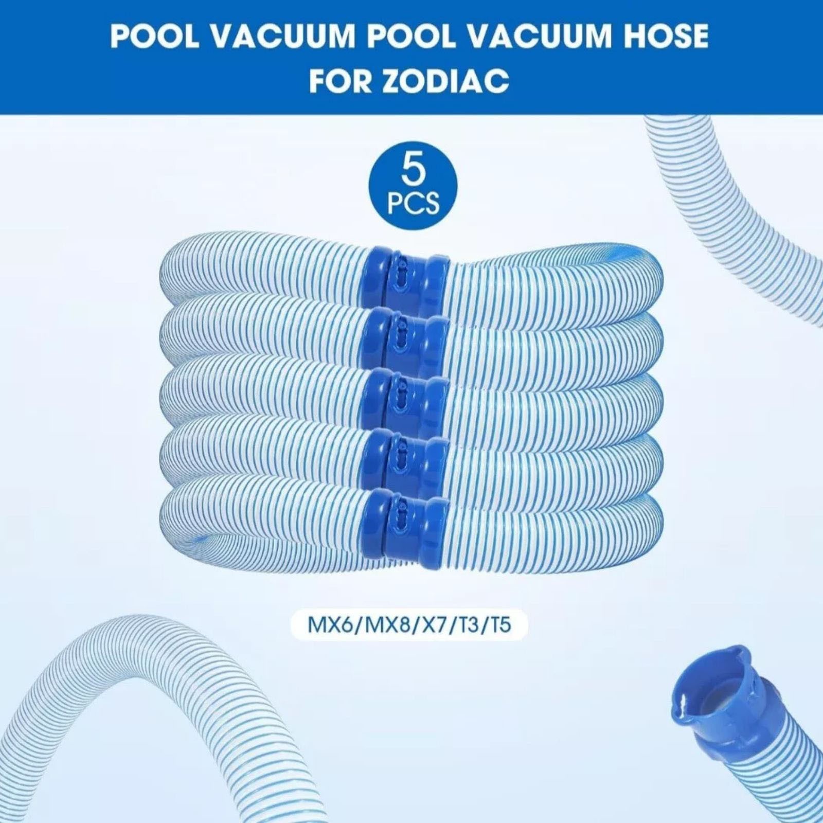 5PCS Fit Mx6 Mx8 Pool Cleaner Lock Hose Replacement Kit Pool Cleaner Hose