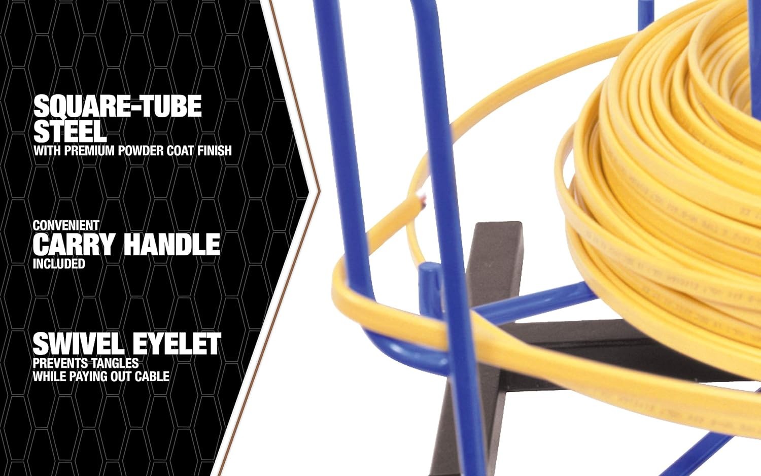 Madison Electric Cable Reel Spool Rack Wire Puller Electrician Tool