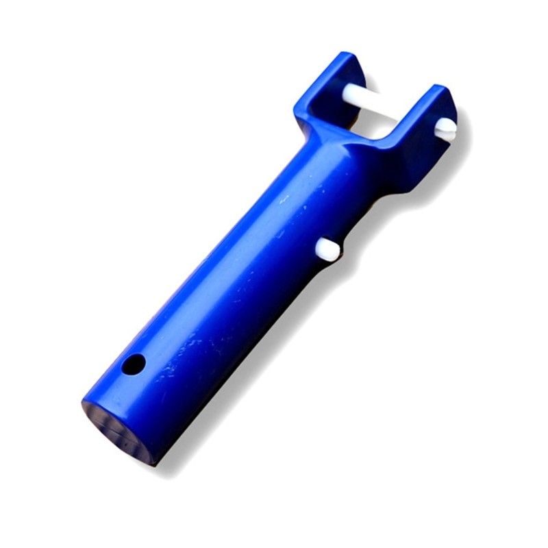 Vacuum Pool Brush Handle with V Clips & Pin for Swimming Pool Spa Vacuum 1 Piece