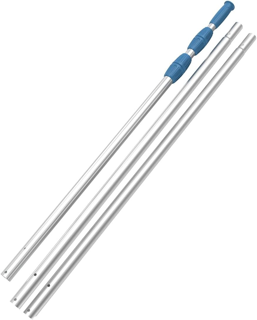 HD 15-Foot Retrieval Pole for Robotic Pool Cleaner Robot Hook nets skimmer rakes