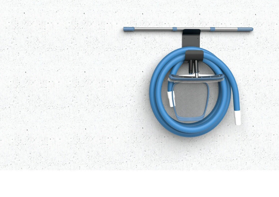 Pool Accessory Wall-hanging Rack For Organizing Pool Maintenance Tools Brand New