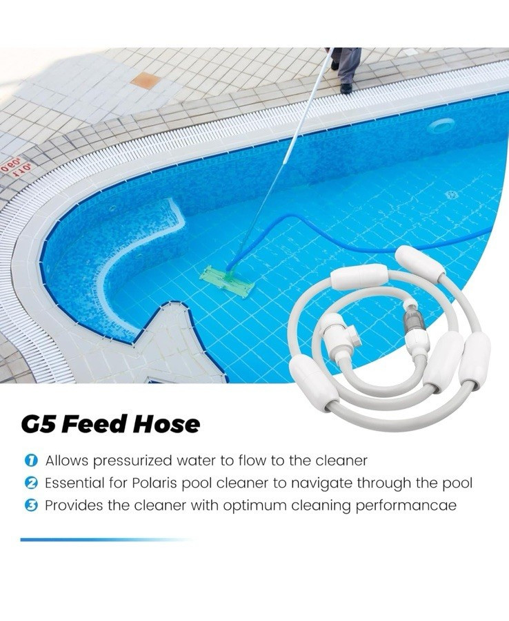 2025 NEW G5 Pool Cleaner Feed Hose with UWF & Float by puxyblue Fit for Zodiac P