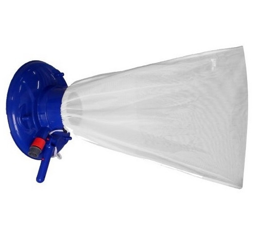 Swimming Pool Vacuum Cleaner Leaf Eater Gulper with Brushes, Bag, and Wheels