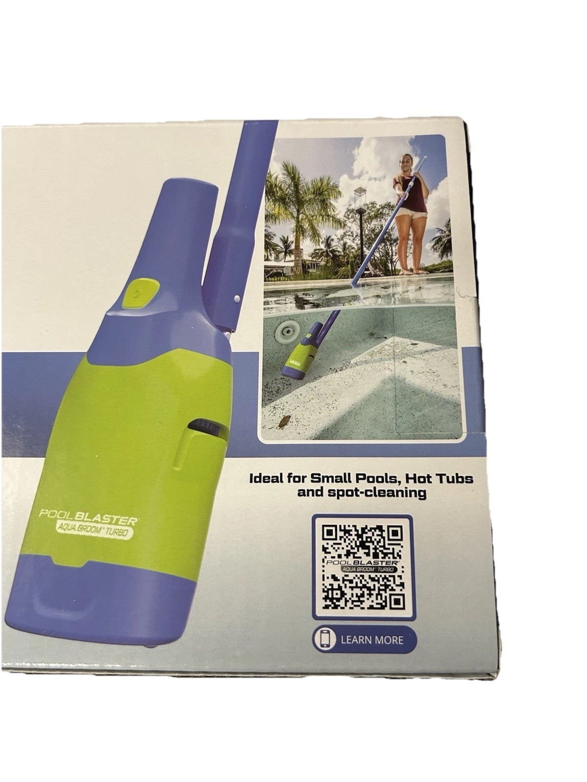 2 New Water Tech Pool Blaster Aqua Broom Handheld Battery Operated Spa Pool Vac