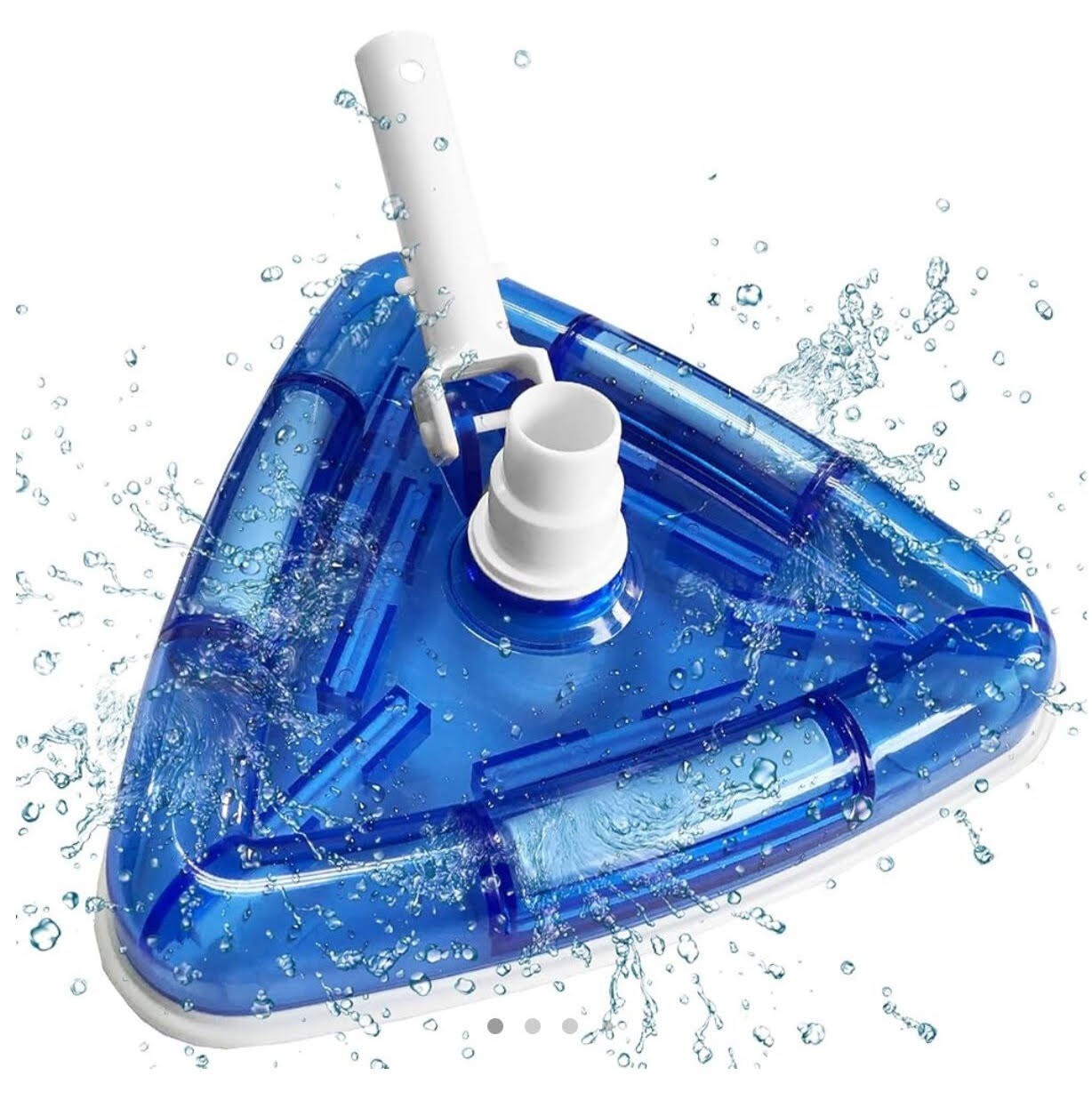 16&Prime; Weighted Pool Vacuum Head, Pool Cleaners Vacuum Head with Nylon Side Bris…