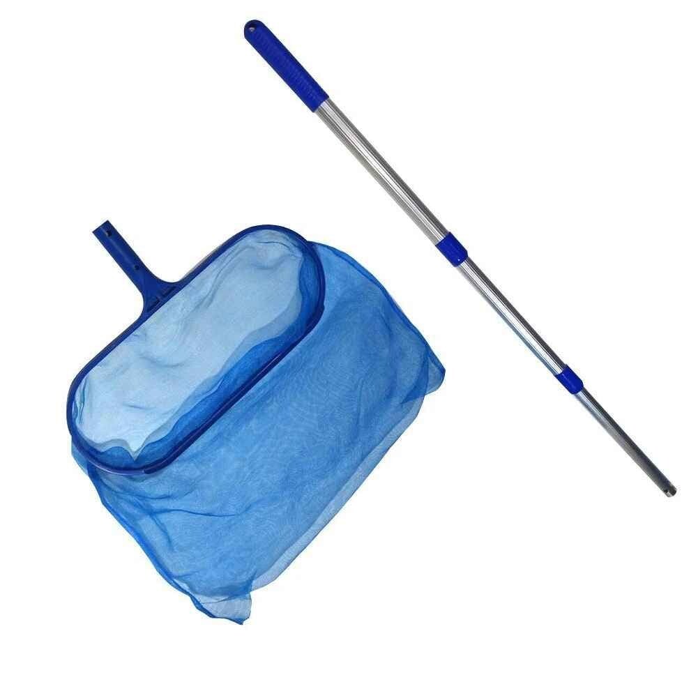 Swimming Pools Skimmer Net Leaf Rubbish Cleaning Rake Mesh Bag Pool Accessories