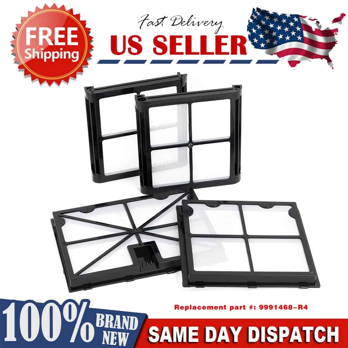 for DOLPHIN 9991468-R4 Spring Filter Panels x4
